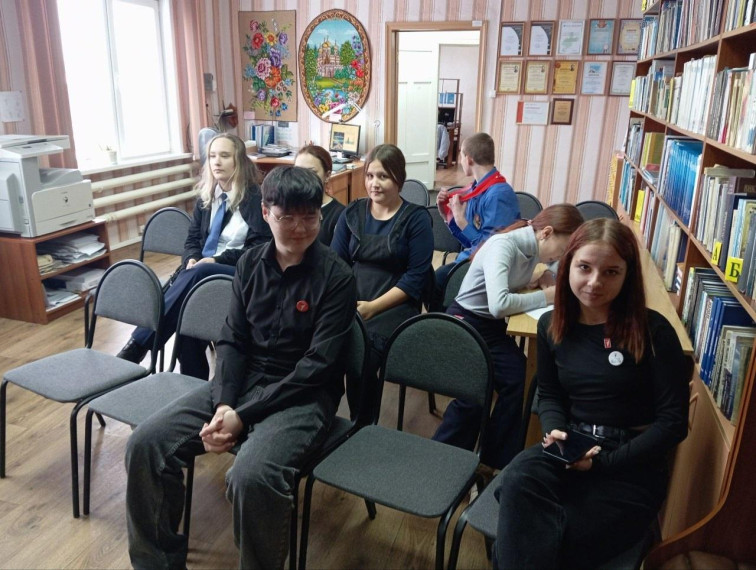 Посещение библиотеки имени В. П. Скифа.